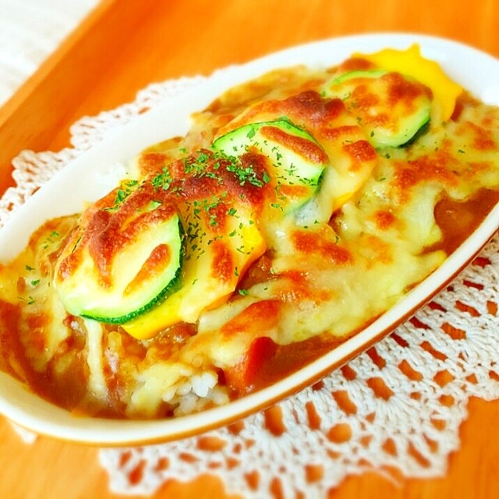 トースターでOK!残ったカレーで~簡単ドリア☆